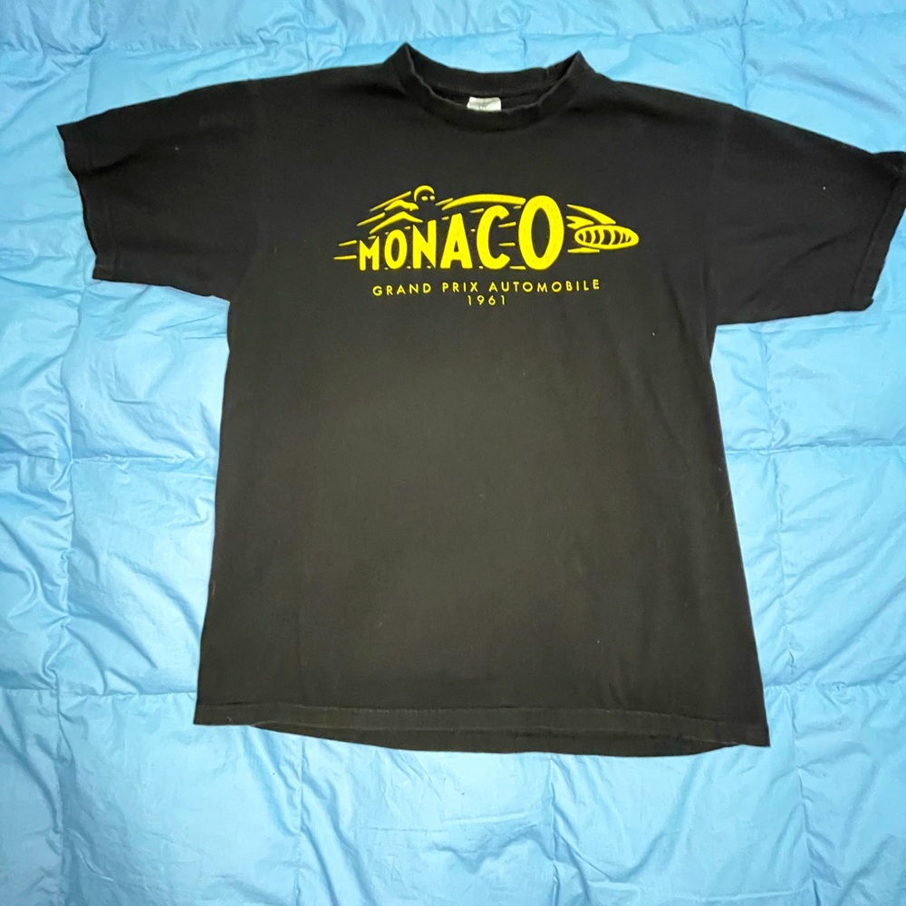 Monaco Grand Prix Black T-Shirt